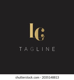 MODERN LG GL INITIAL LUXURY LETTER MARK LOGO DESIGN