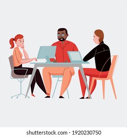 Modern library with outdoor reading area computer catalog online books access flat icons composition vector illustration