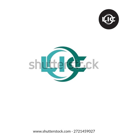 Modern LIC Monogram – Clean 3-Letter Logo Template