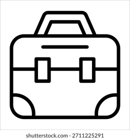 Modern life single icon for digital suit case sign for design element