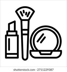 Icono único de la vida moderna para la muestra digital moderna de los cosméticos para el elemento del diseño