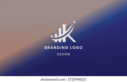 Modern lifestyle K Symbol vector logo. simple design business icons.