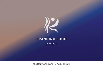 Modern lifestyle K Symbol vector logo. simple design business icons.