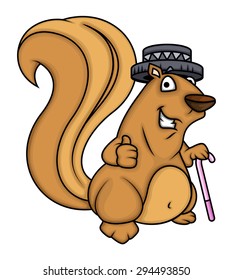 Modern Lifestyle - Squirrel Character