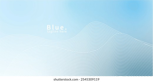 moderne hellblaue Linie Hintergrund, abstrakter Hintergrund, 3D-Tapete, Blumenmuster, abstrakte Designs und Formen