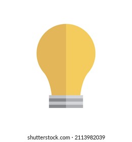 Modern light bulb icon. Vector.
