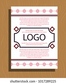 Modern light business card template for company