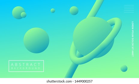 Modern light green and light bluer fluid background abstract