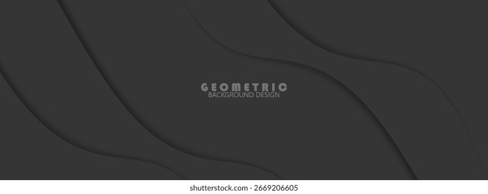 Modern light greyy line shadow dark grey luxury background.vector illustration,banners
