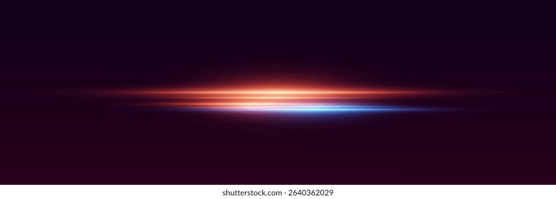 Modern light lines of light and flashes. A glare of light and a neon explosion.