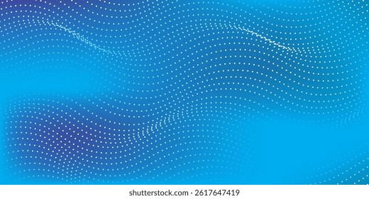 Modern light point Hi-tech digital technology concept. High with purple and dark blue gradient background natural