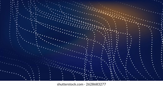 Modern light point Hi-tech digital technology concept. High tech computer vector simple good