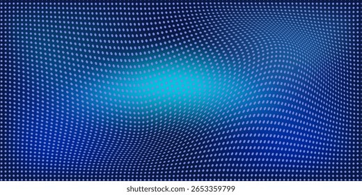 Punto de luz moderno Concepto de tecnología digital de alta tecnología. Ilustración de computadora de alta tecnología con fondo degradado púrpura y azul oscuro