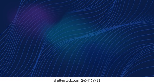Modern light point Hi-tech digital technology concept. High tech computer illustration abstract modern art
