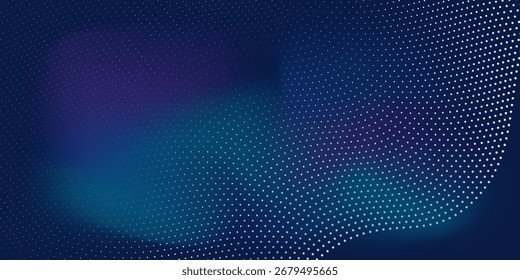Ponto de luz moderno conceito de tecnologia digital de alta tecnologia. Design abstrato de computador de alta tecnologia
