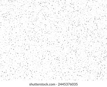 Modern Light silver Triangular glitter confetti background. White festive texture