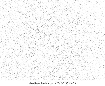 Modern Light silver Triangular glitter confetti background. White festive texture