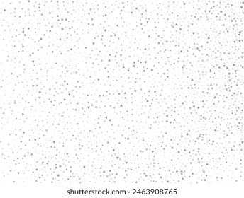 Modern Light silver Triangular glitter confetti background. White festive texture