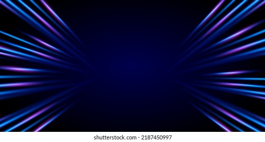 Modern light speed lines Abstract background.