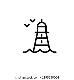Modern Lighthouse icon 