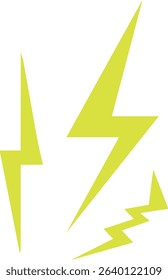 Modern Lightning Abstrack Vektor Illustration