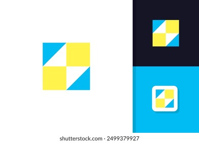 modern lightning bolt logo design vector template