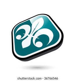 signo de lirio moderno