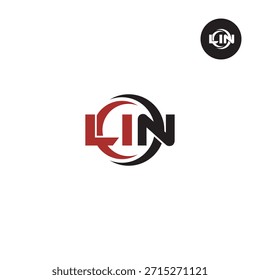 Monograma moderno de LIM – Plantilla de logotipo de 3 letras limpia