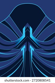 Modelo abstracto de la línea moderna para el diseño de la Plantilla del jersey del fútbol y del fútbol sala. Fondo deportivo dinámico para el uniforme del equipo y la producción de ropa profesional.