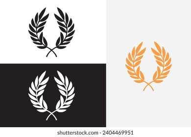 modern line art fred perry vector white logo sample clean design art