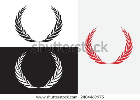 modern line art fred perry vector white logo sample clean design art