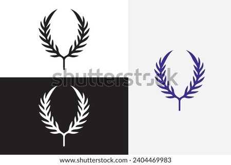 modern line art fred perry vector white logo sample clean design art