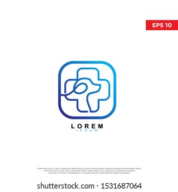 Modern line art pet logo with cat or dog as the main icon using scribble art style, simple template design