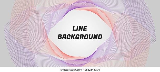 Modern Line Background on White Background. Premium vector illustration background and wallpaper