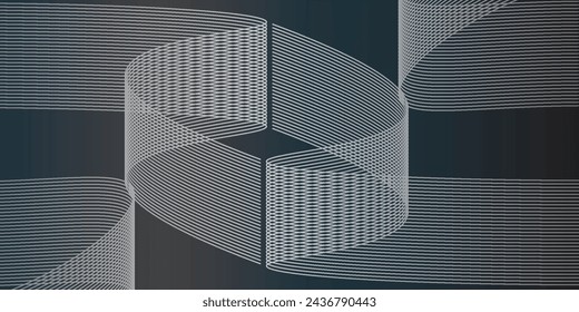 modern line blue wave curve abstract presentation background. perfect for posters, flyers, websites, covers, banners, advertisements, etc.