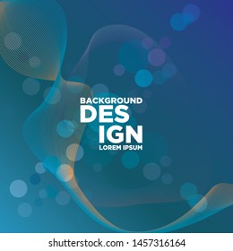 modern line coloful circle gradient  background design vector