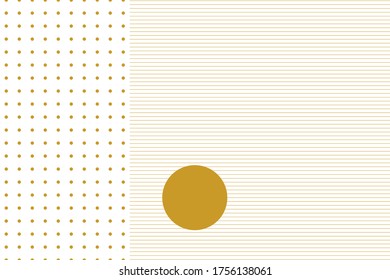 Modern line with dots pattern, vector background.
