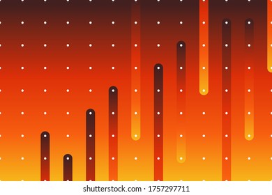 Modern line with dots pattern, vector background.