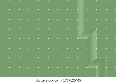 Modern line with dots pattern, vector background.