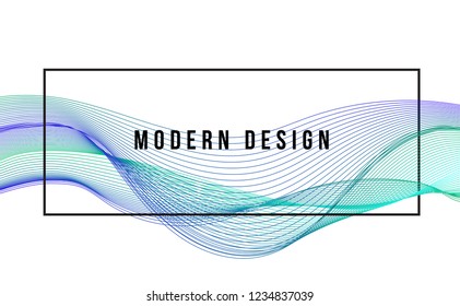 Modern line gradient background vector template for brochure, template flyer cover and catalog , abstract fluid 3D shapes full colors , graphic illustratin isolated