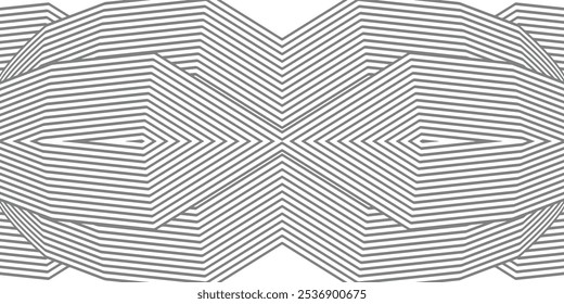 Padrão moderno de efeito de gradiente de meio-tom de linha. Plano de Fundo de Linhas Retas Verticais. Textura abstrata em preto e branco com listras paralelas grossas a finas. Vetor 