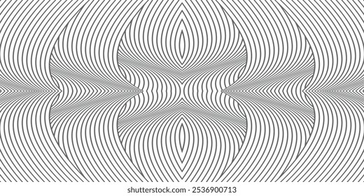 Padrão moderno de efeito de gradiente de meio-tom de linha. Plano de Fundo de Linhas Retas Verticais. Textura abstrata em preto e branco com listras paralelas grossas a finas. Vetor 