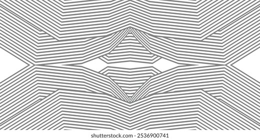 Padrão moderno de efeito de gradiente de meio-tom de linha. Plano de Fundo de Linhas Retas Verticais. Textura abstrata em preto e branco com listras paralelas grossas a finas. Vetor 