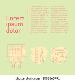 Modern line icons