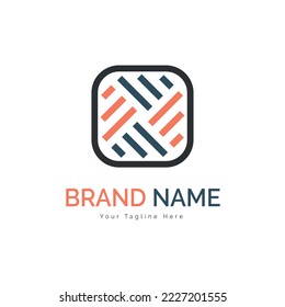 Moderne Logo-Design-Vektorgrafik für Marke oder Unternehmen und andere