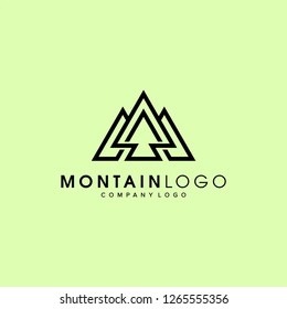 Modern line logos. Creative geometric shapes. Vector