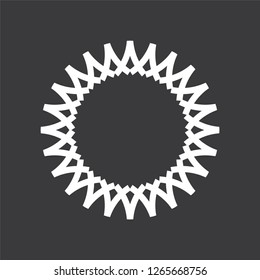 Modern line logos. Creative geometric shapes. Vector
