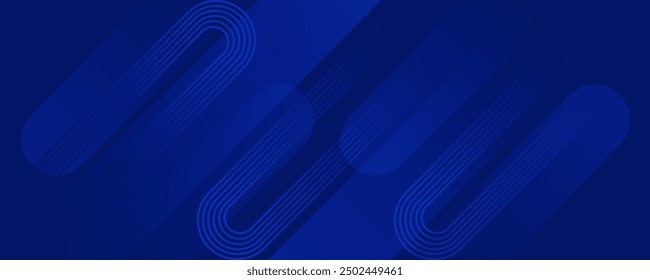 Modern line pattern blue background. Abstract design. Minimal shapes. Suitable book, brochure, banner, poster, website, flyer, cover, corporate, backdrop. Vector illustration.