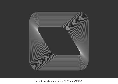 Modern line pattern, vector background.