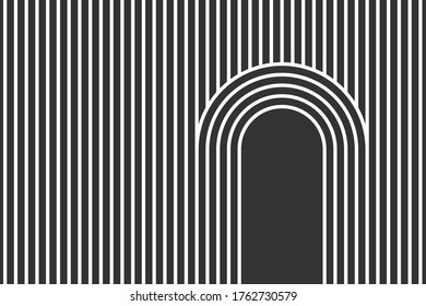 Modern line pattern, vector background.